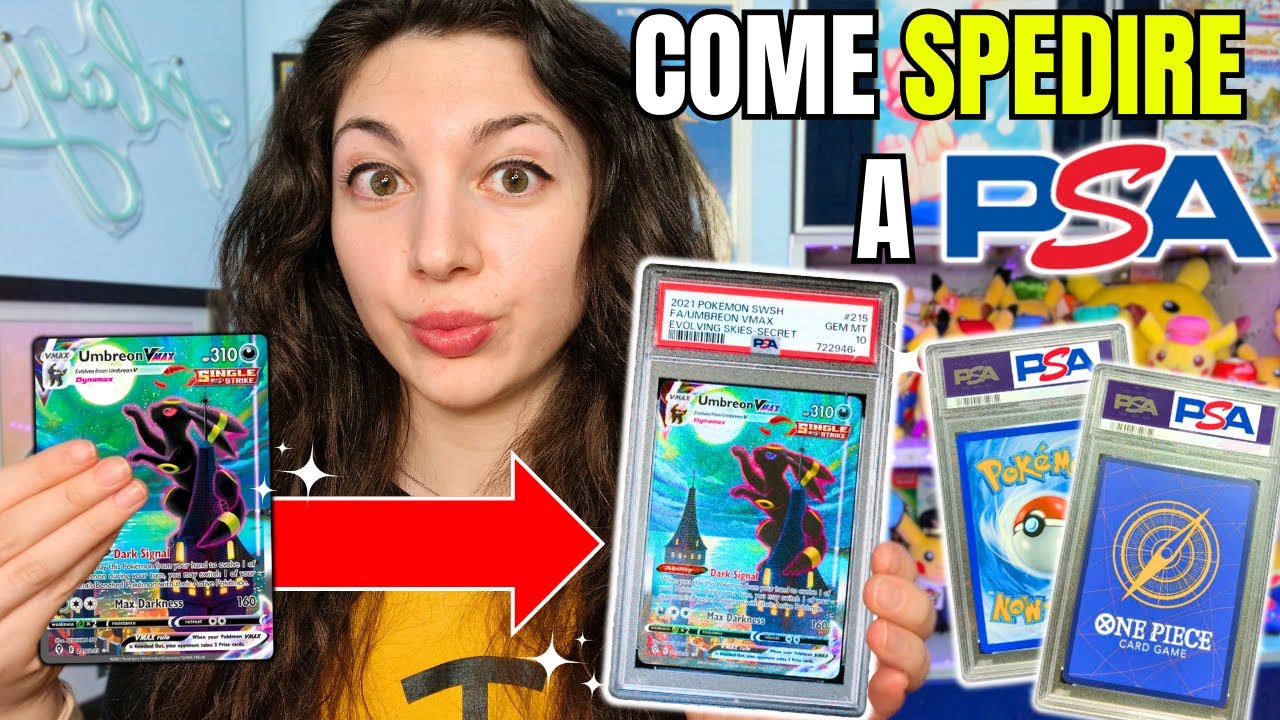 Come GRADARE LE CARTE con PSA | TUTORIAL DEFINITIVO | *Pokémon & One Piece spedizione di Marzo*