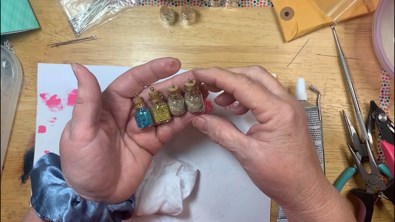 DOLLAR TREE DIY Craft Using Small Glass Jars - Glass Containers - Keepsake Journal Memory Keeper