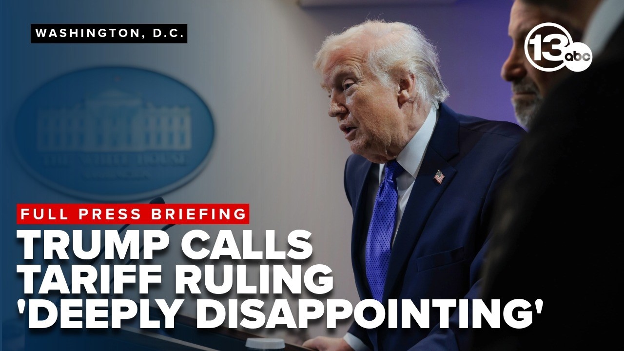 FULL: Trump reacts to Supreme Court striking down global tariffs