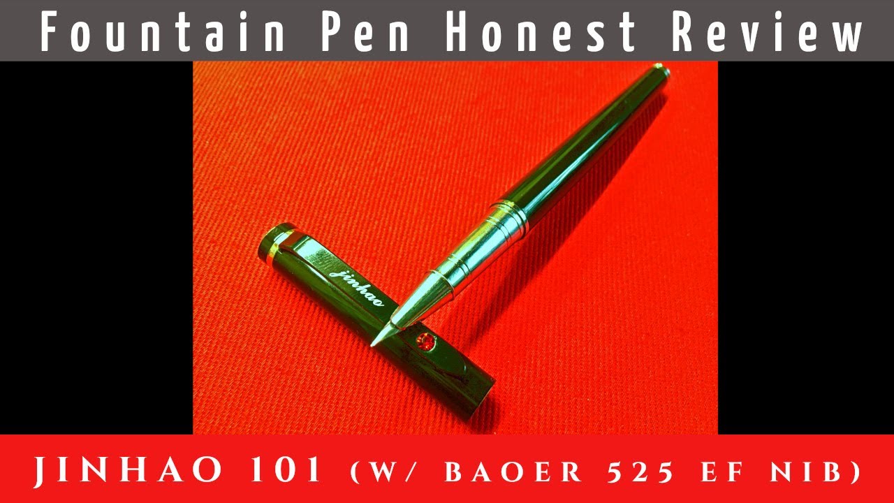 Jinhao 101 Black fountain pen review (with Baoer 525 EF nib)
