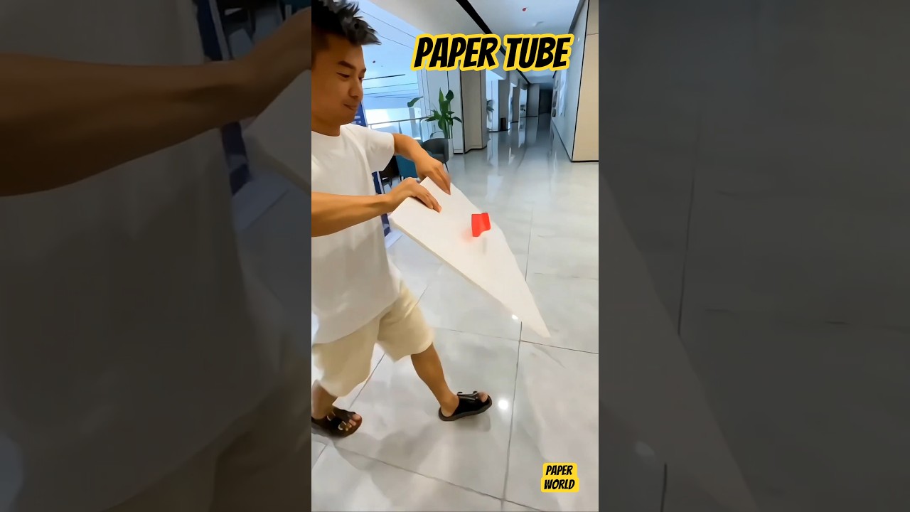 MAKE THIS MAGIC ORIGAMI PAPER THAT NEVER FALLS! | EASY ORIGAMI TRICK