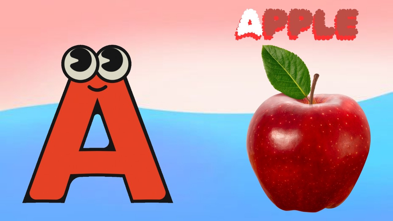 А — это яблоко 🍎 | Мультфильм-песенка про фонетику ABC для детей | Изучаем алфавит с удовольствие...