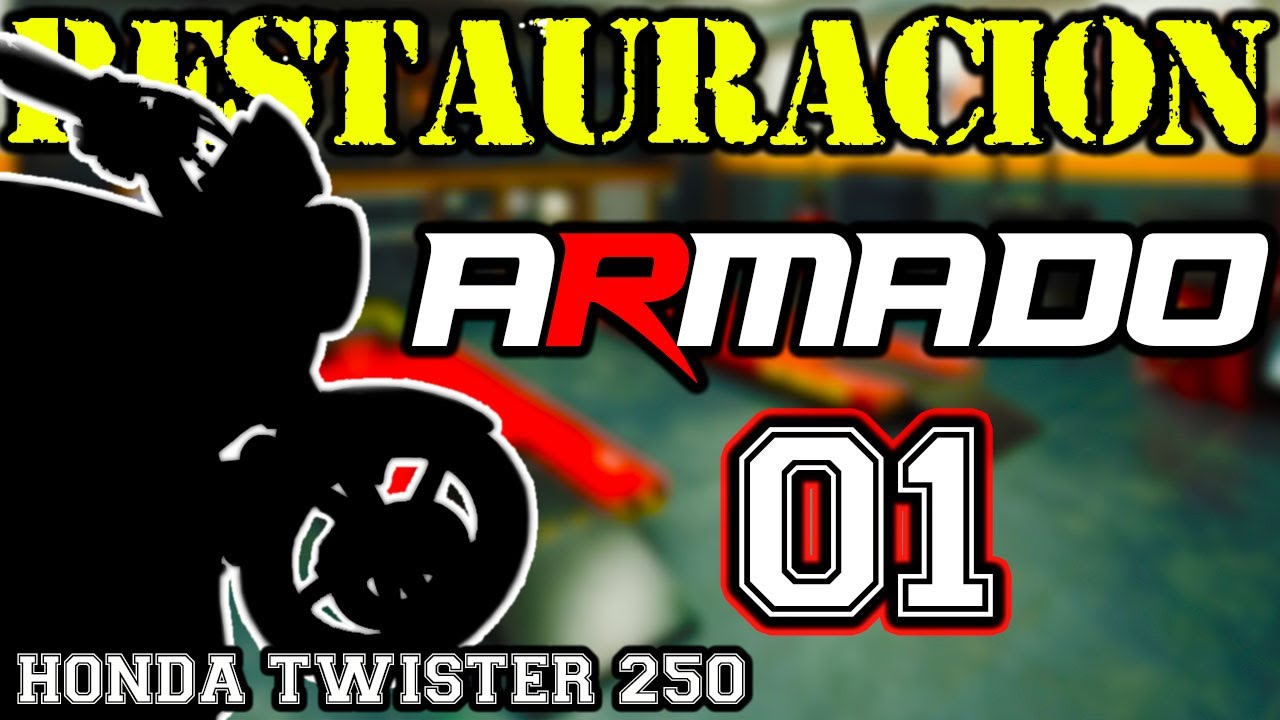 🚀RESTAURACIÓN de honda TWISTER🚀 [#01] | 🌟(armar moto desde "cero")🎊 | Proyecto RESTAURACIÓN.
