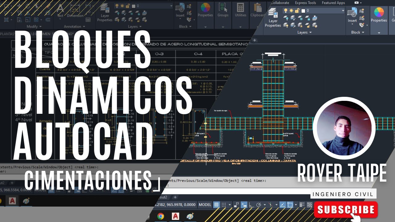 BLOQUES DINAMICOS AVANZADO - CIMENTACIONES ✔
