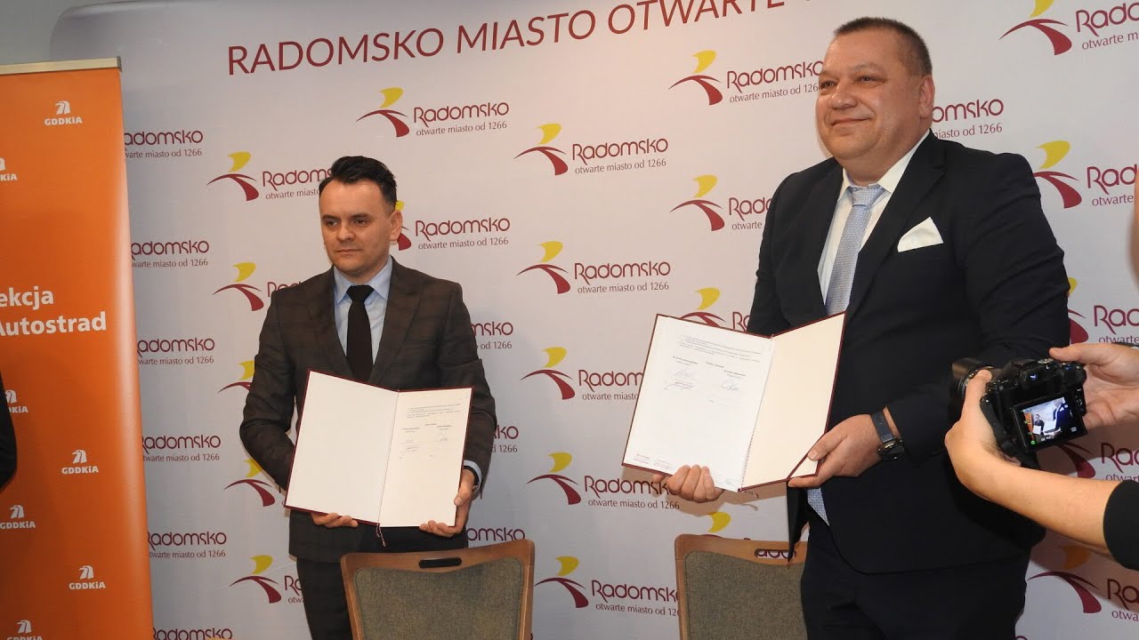 Obwodnica Radomska - podpisanie umowy 
