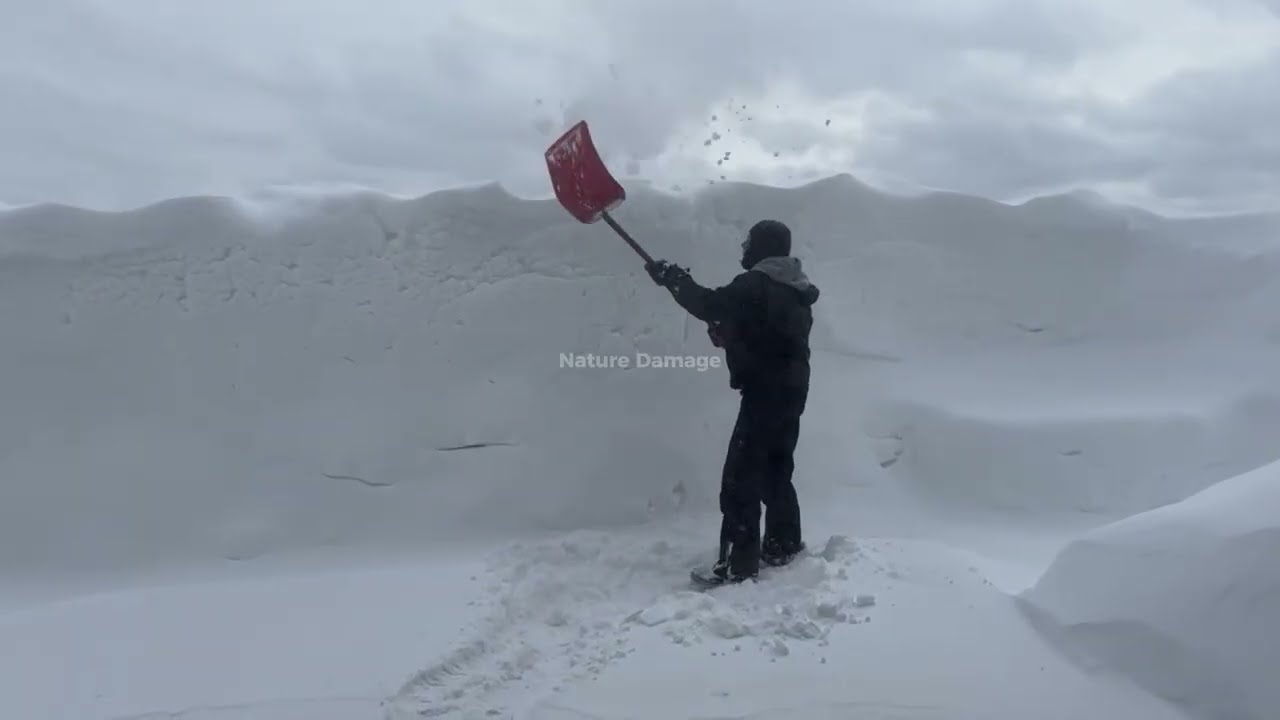 Snowmageddon Chaos in Canada Today! 75 Cm of Snow Causing Many Accident in Ontario