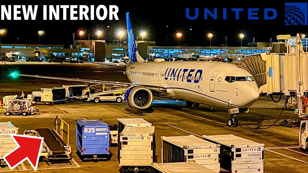 Полет в новом салоне United Airlines на борту Boeing 737 Max9! (Отчёт о поездке)