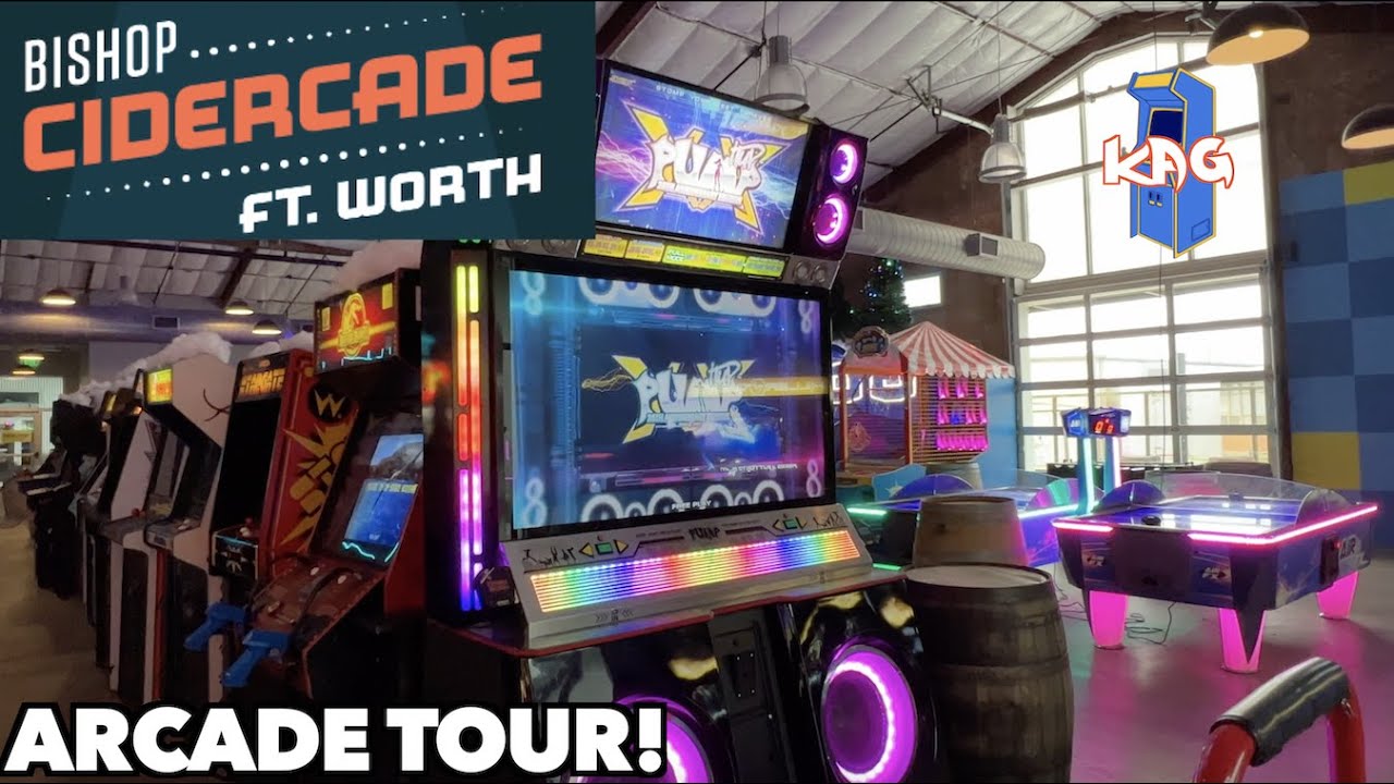 Cidercade Fort Worth Arcade Tour! 250+ Games!