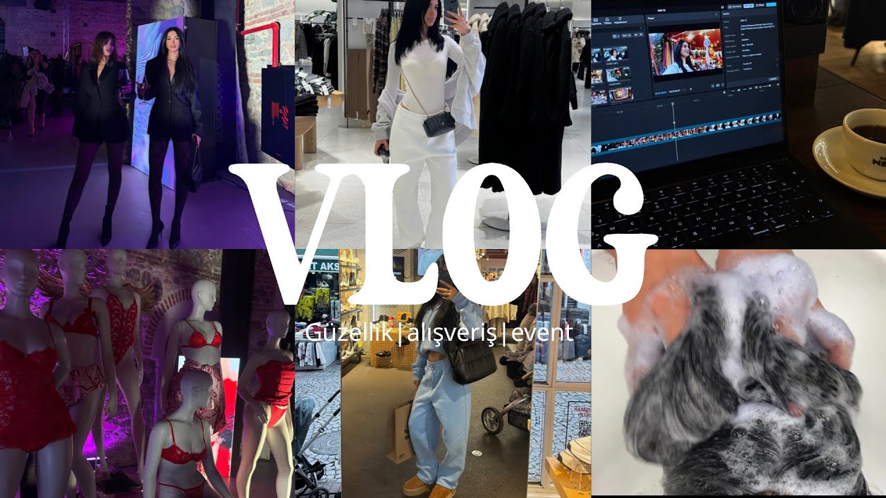 VLOG: Ordan oraya koşturuyoruz 🎀Victoria secret davetine gidiyoruz 🪽|Yeni saçlarım |