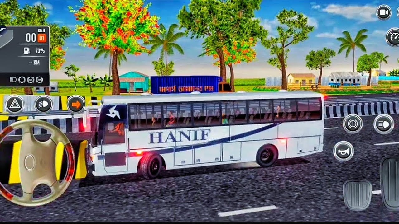JESSORE TO  KHULNA game 🎮#bussimulatorbangladesh 3D driving Highway public road jamuna3k