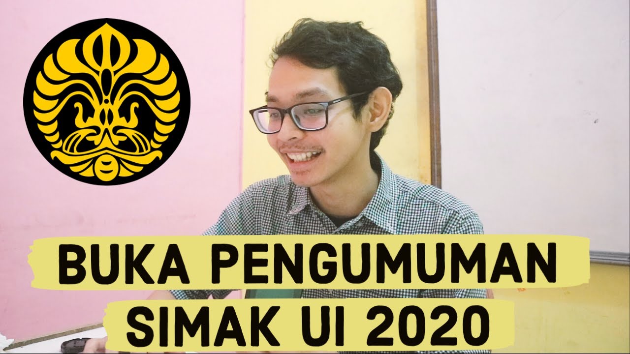 BUKA PENGUMUMAN SIMAK UI 2020