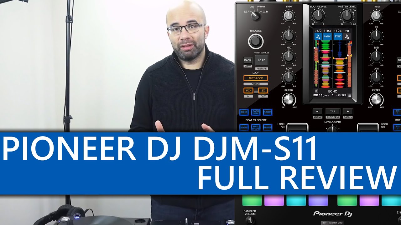 Pioneer DJ DJM-S11 Serato DJ Pro battle mixer full review