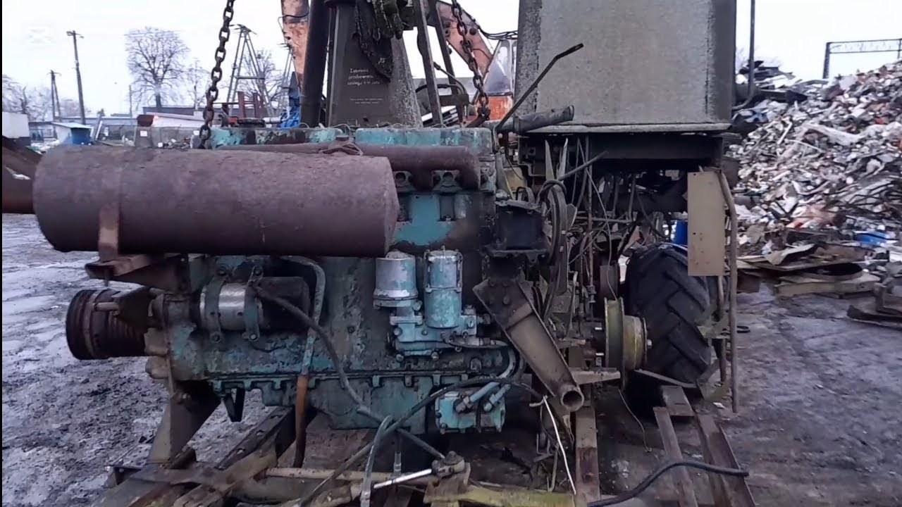 Rozładunek i rozbiórka na części sieczkarni fortschritt e281
