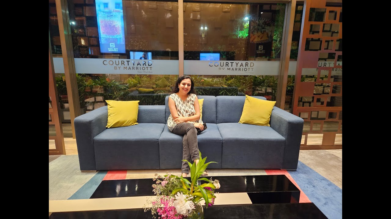 Courtyard by Marriott, Navi Mumbai | Hotel tour and review | 1 lakh per night rooms?