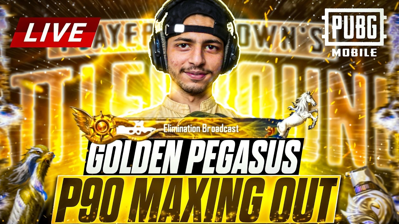 🔴Live🔴New Golden Pegasus P90 Skin is here😱 Crate Opening
