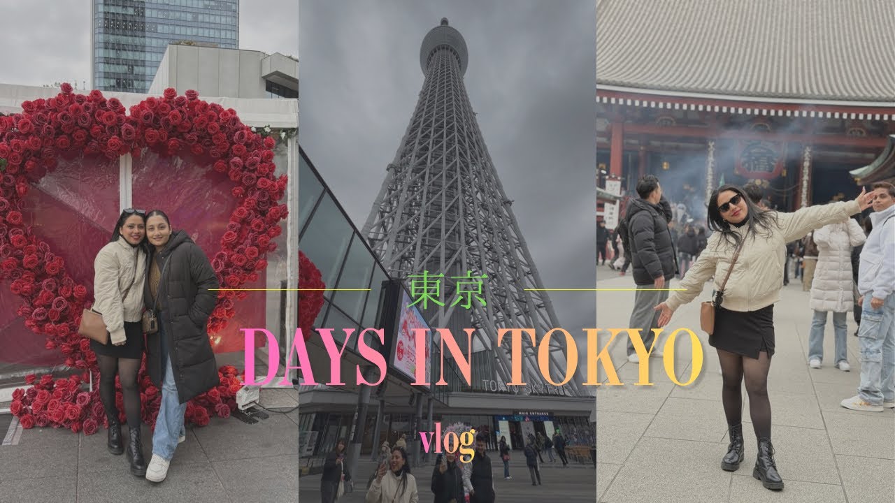 TOKYO vlog with lots of fun with my bestu👯‍♀️