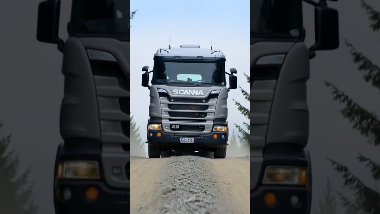 Giant Logging Truck Stuck in the Forest! Will It Escape? 🌲🚛 #LoggingTruck #GiantTruck #TruckStuck