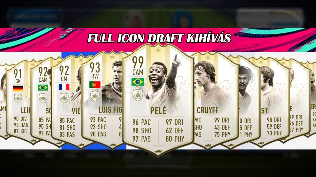 FULL ICON DRAFT KIH&Iacute;V&Aacute;S - FIFA 19 FUT DRAFT
