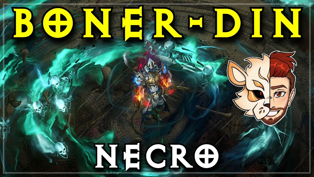 BONERDIN NECROMANCER! Insane Speed Farm Bone Spirit Build Guide Diablo 4 LoH