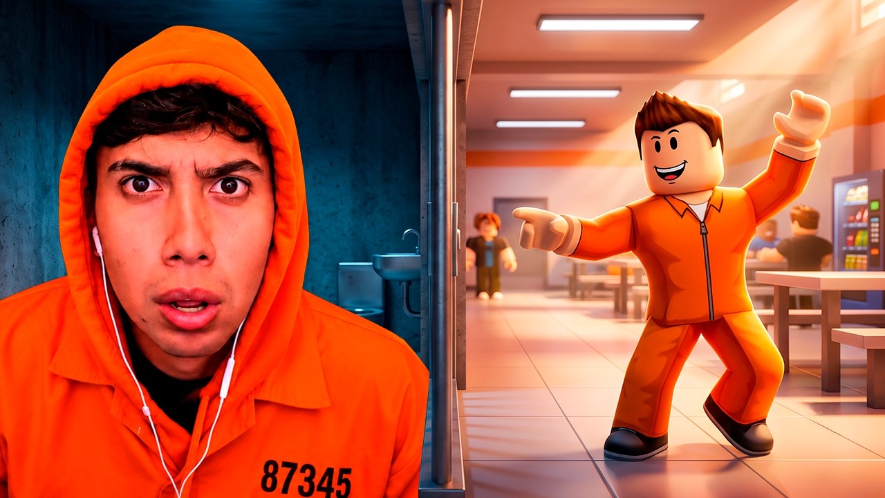 ESCAPANDO DE PRISION CON LOS BROS EN ROBLOX!🚔