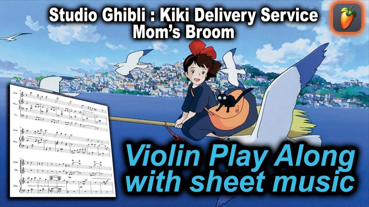 Virtual Orchestra Accompaniment | Studio Ghibli - Kiki Delivery Service ( Mom's Broom )