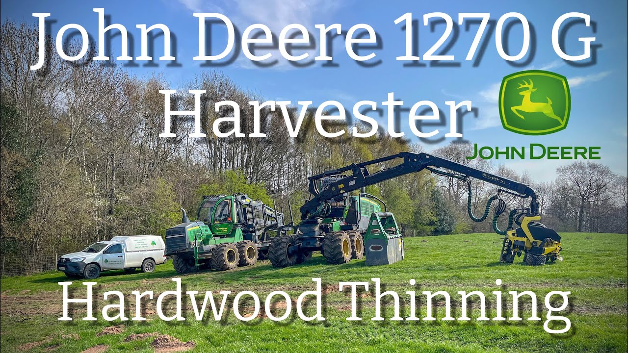 Watch a John Deere 1270 G wheeled timber harvester in action