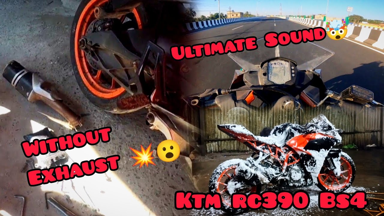Without Exhaust 💥😮|| KTM RC 390 Bs4💥😍