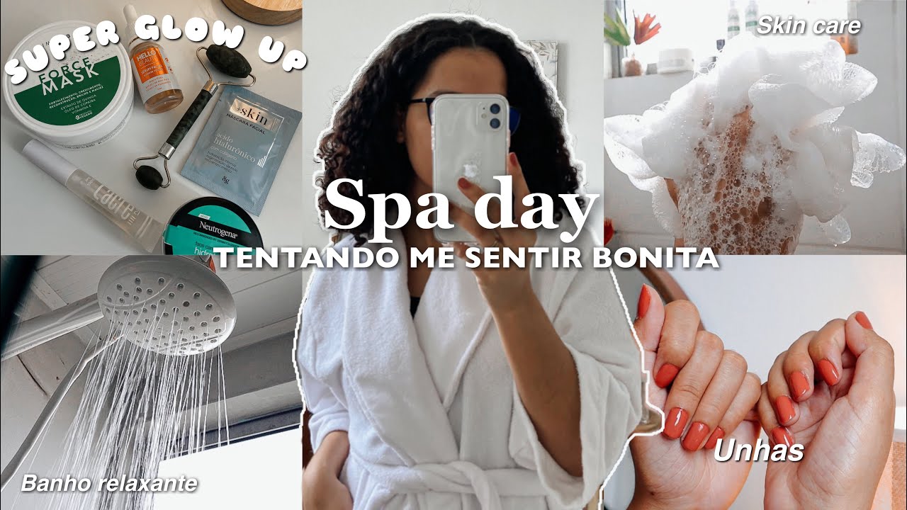 Spa day em casa | tentando me sentir melhor *skin care, cabelo, unhas *desabafo pessoal 🧖🏽‍♀️
