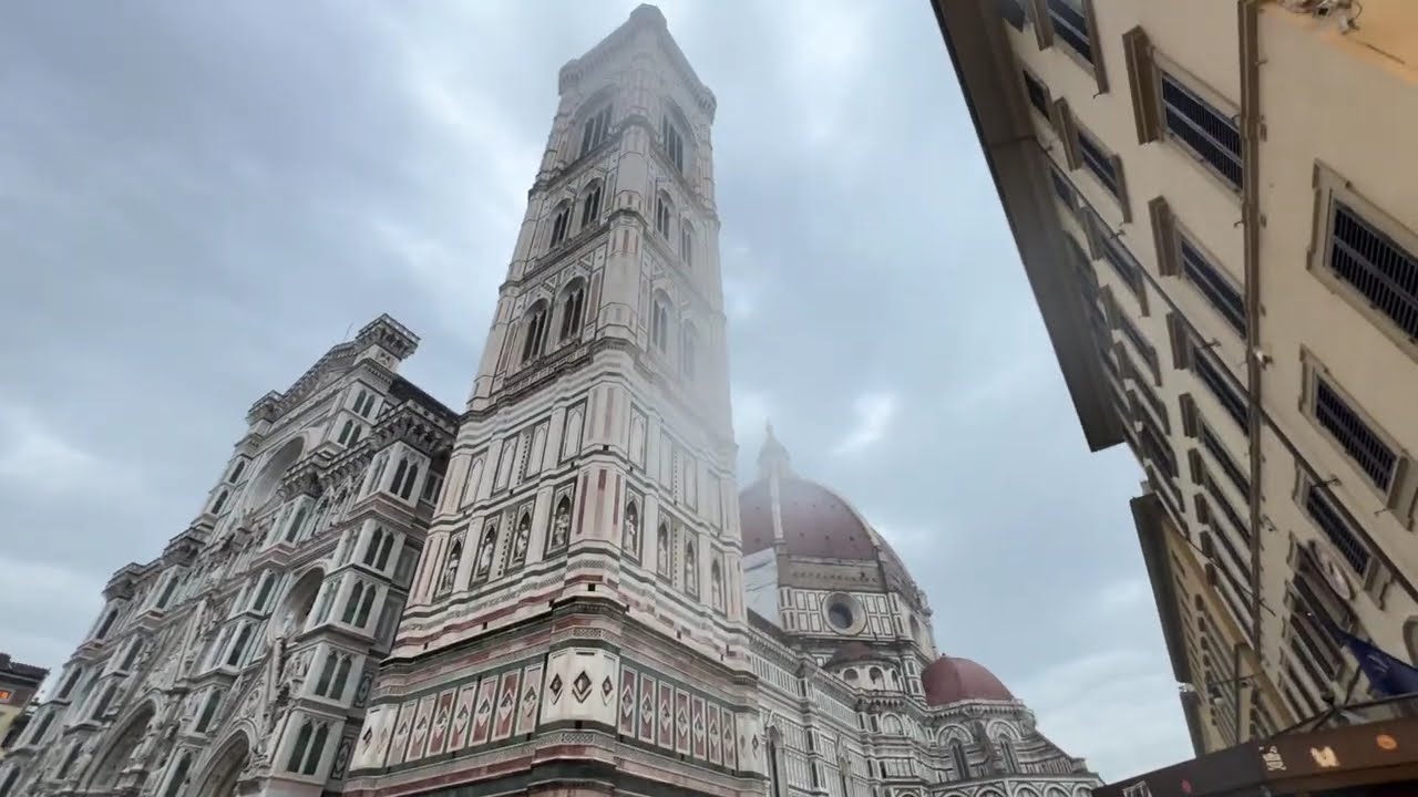 Let’s take a full tour around the Cathedral of Santa Maria del Fiore.     Florence Duomo Cathedral.