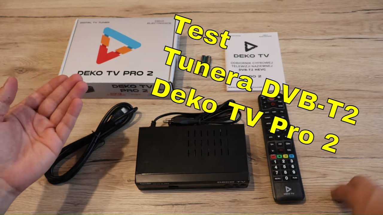 Test Tunera DVB-T2 Hevc H.265 ( DVB-C ) ? Deko TV Pro 2 - Prezentacja jego możliwości