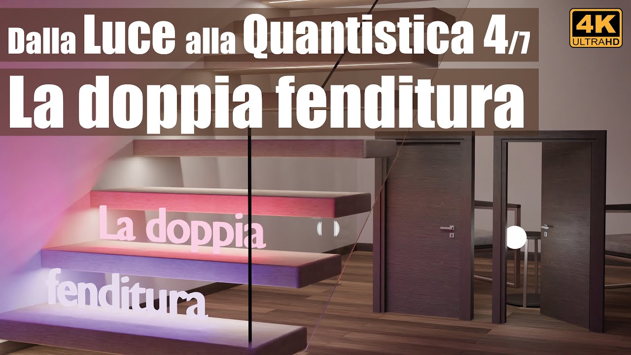 Dalla Luce alla Quantistica 4/7: La doppia fenditura (4K UHD)