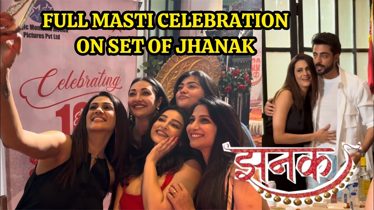 Jhanak Ke 100 Episode ki Khushi Mein Masti karte nazar aai Cast , Off Screen Ase rehte hai Actors