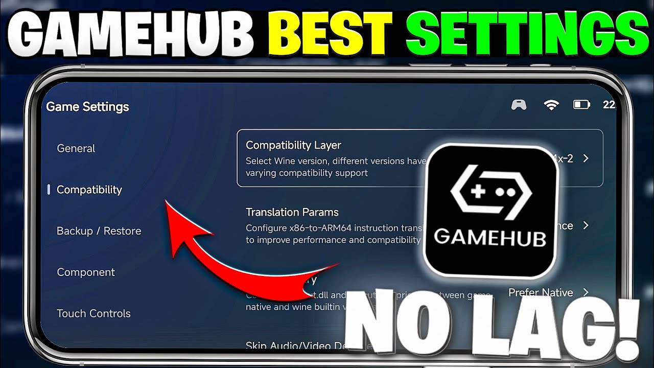 🔥 Gamehub Emulator Best Settings For Android | No Lag Smooth Gameplay Setting For Gamehub Emulator