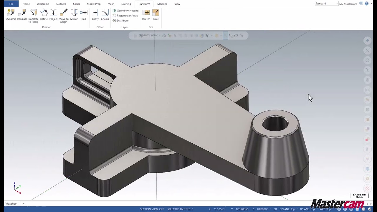 Modeling a Part in Mastercam — Beginner to Expert Training Included