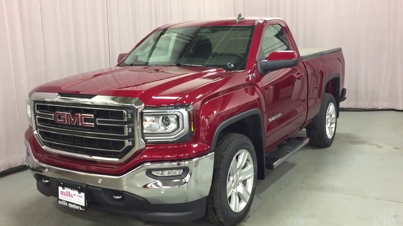 2018 GMC Sierra 1500 4WD Regular Cab SLE Lane Keep Collision Warning Red Oshawa ON Stock #180808