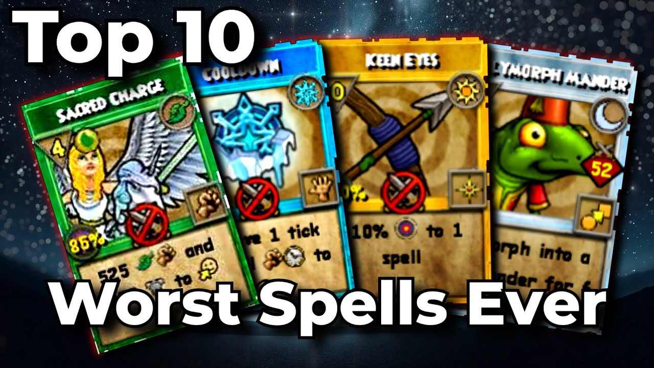 Top 10 WORST Wizard101 Spells of All Time