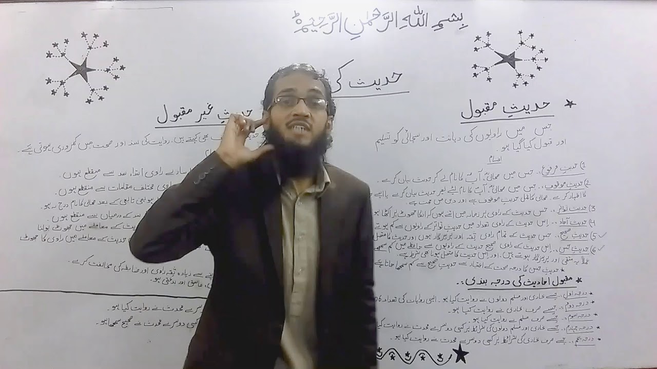 Hadees ki Iqsam, Types of Hadees