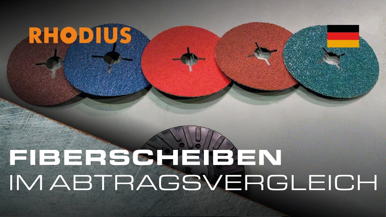 Mit welcher Fiberschleifscheibe erreiche ich mit meinem Winkelschleifer den maximalen Abtrag?