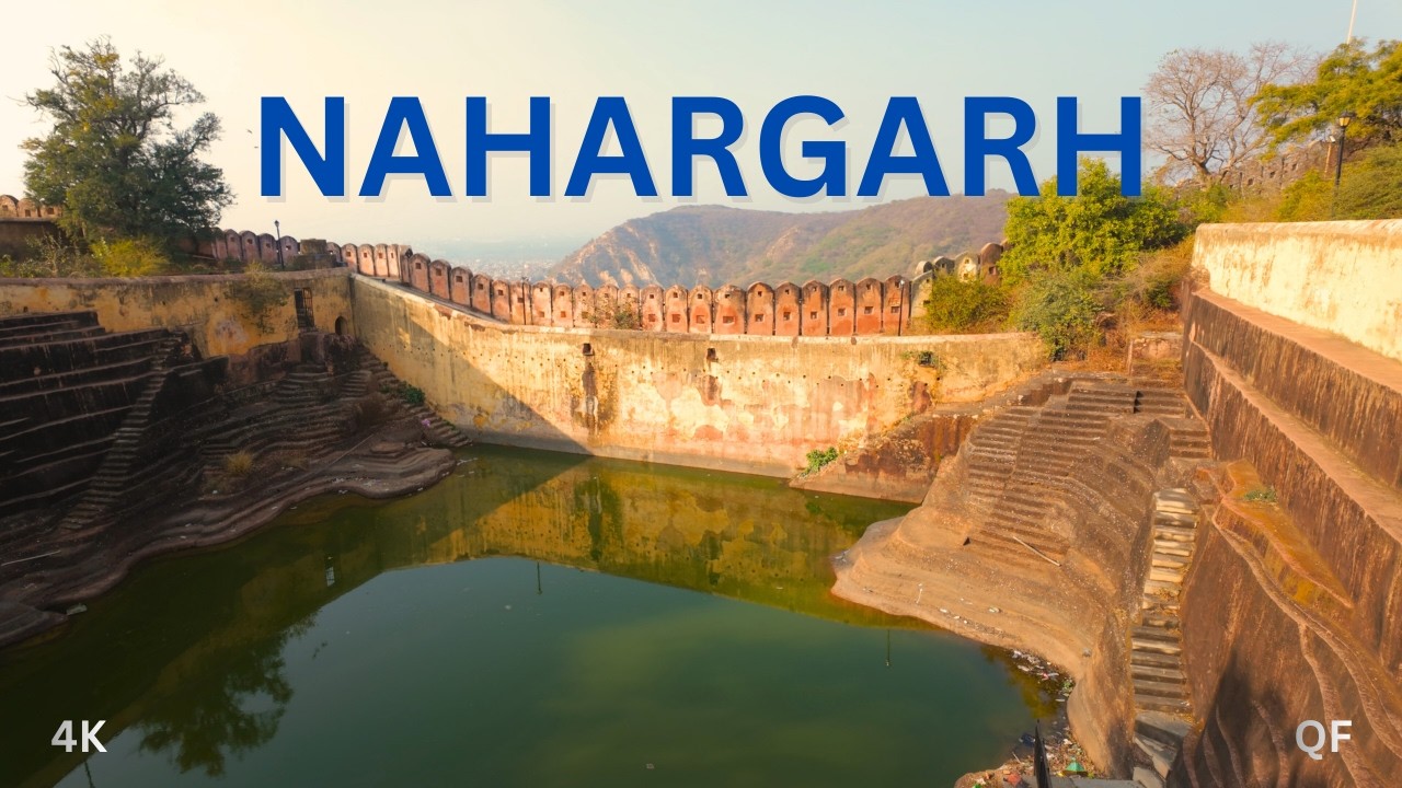 NAHARGARH Fort Part 2, नाहरगढ़ किला, Jaipur | Walk in 4K Binaural