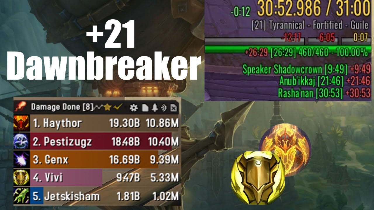 +21 Dawnbreaker no comms pug - Lightsmith Prot Paladin PoV