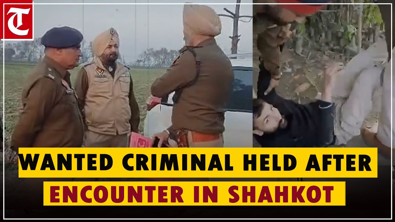 Wanted criminal arrested by Jalandhar Police after encounter in Punjab's Shahkot
