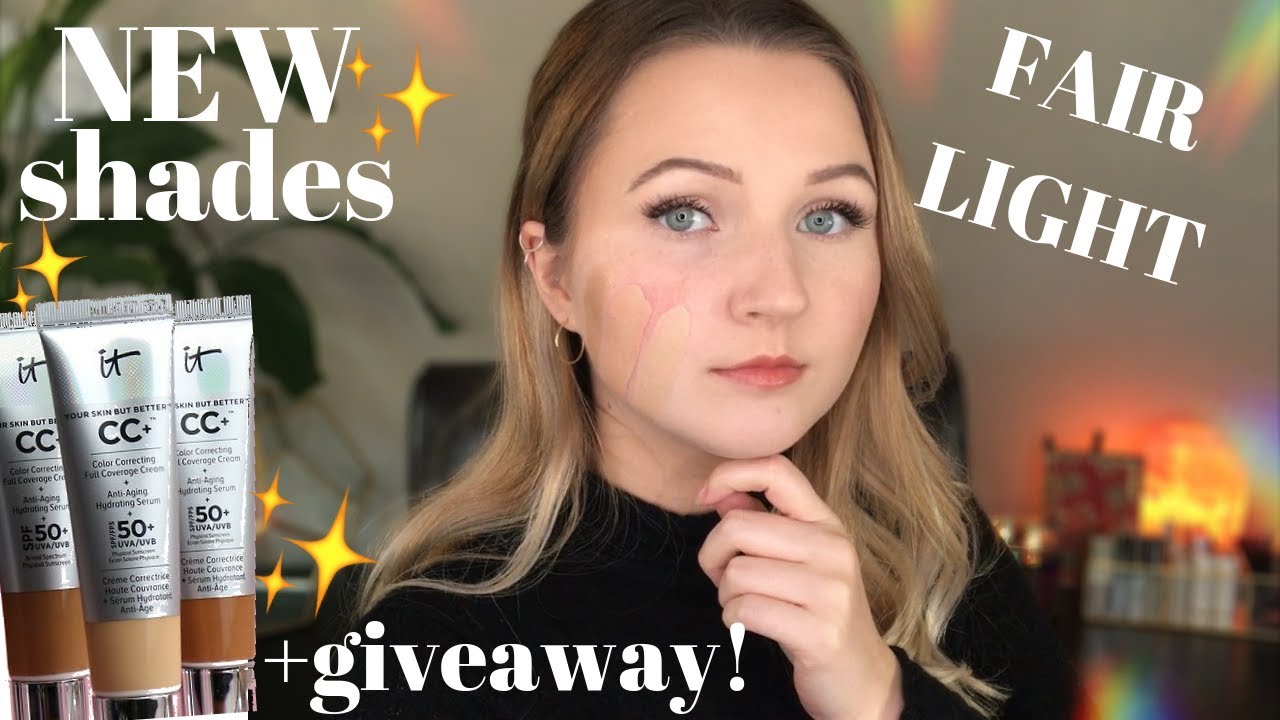 НОВЫЕ ОТТЕНКИ | IT Cosmetics CC+ Cream | и объявление о розыгрыше