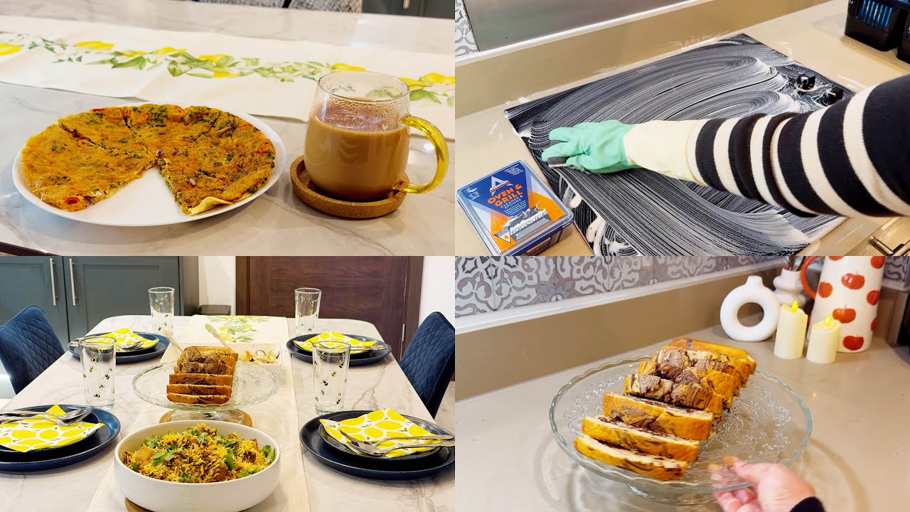 Slow living in UK | Daily routine￼| Baking ￼|Briyani for beginners | Cleaning hacks | silent Vlog ￼￼