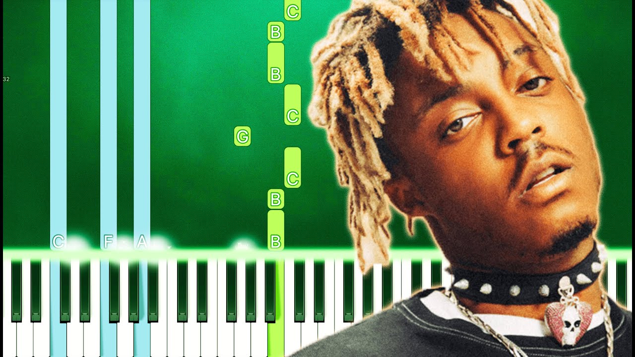 Juice WRLD - Righteous (Piano Tutorial Easy)