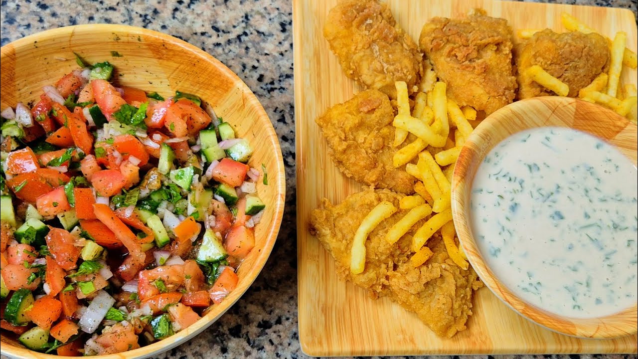 فيليه السمك المقلي مطبخ ثريا نجم الدين Thuraya najm aldeen's kitchen 