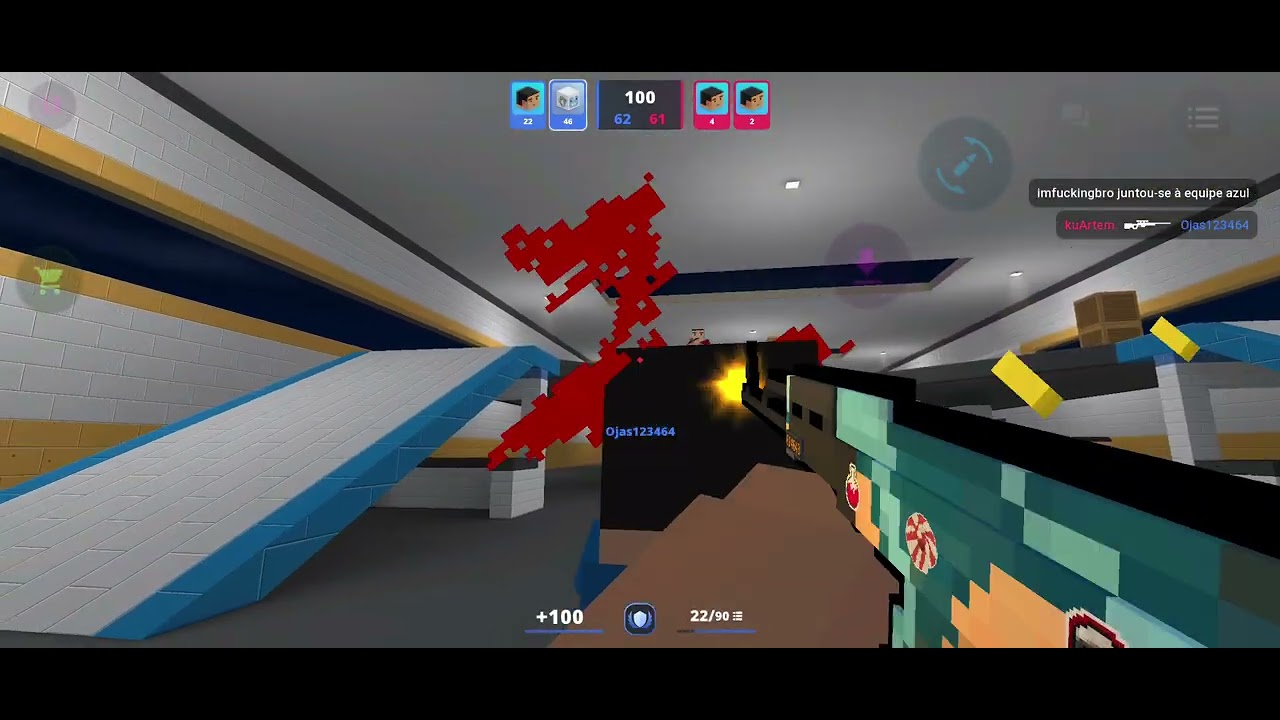 Olha Fallen, primeira do dia e colocando os caras pra gorfar... / Block Strike (tem coisa na desc)