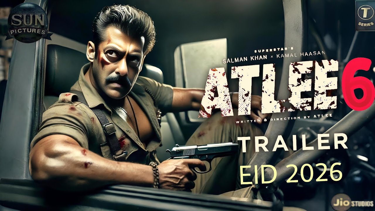 Atlee 6 - Official Trailer | Salman Khan | Kamal Haasan | Atlee | Sun Pitchers | T Series | (4K)