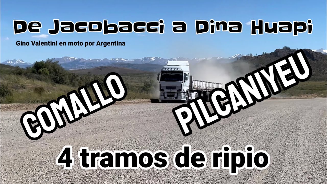 RUTA 23 | COMALLO | PILCANIYEU | Ripio | Río Negro | en moto por Argentina