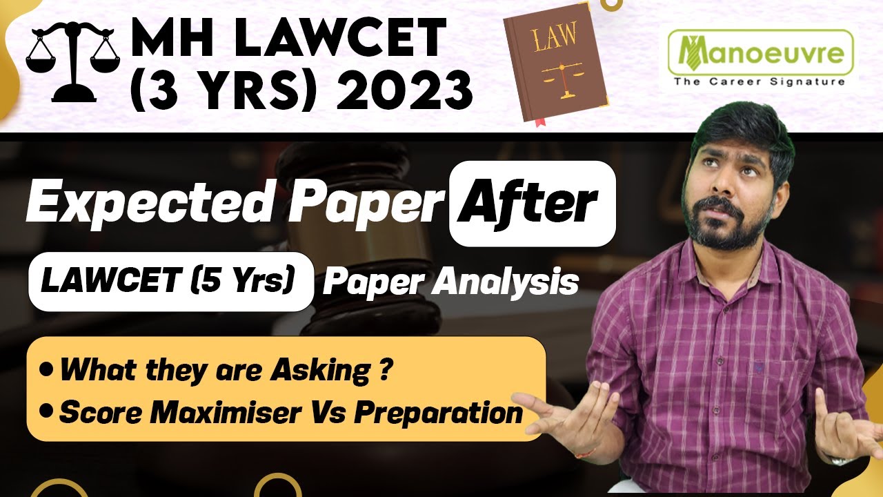MH LAWCET (3 Yrs) 2023 - Expected Paper After LAWCET (5Yrs) Paper Analysis | Watch Now