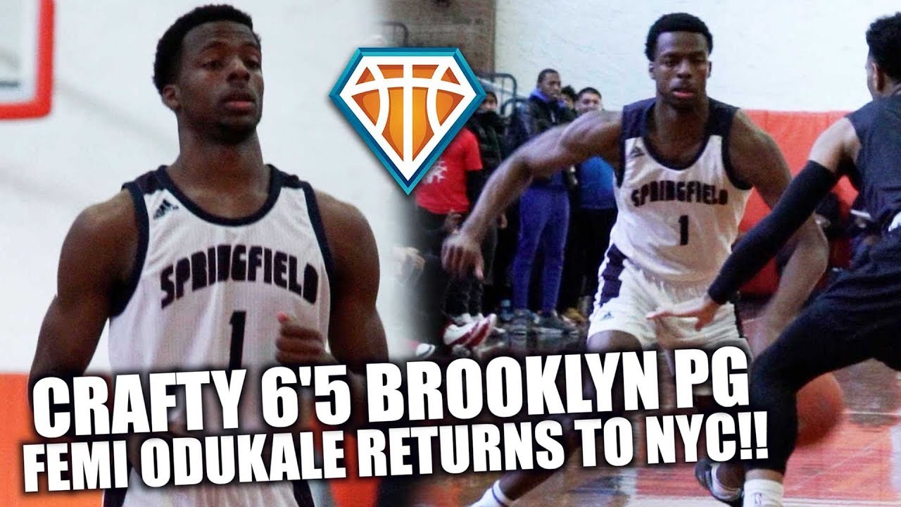 CRAFTY 6'5 BROOKLYN POINT GUARD DOMINATES RETURN TO NYC!! | Femi Odukale Is The REAL DEAL
